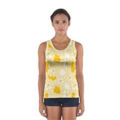 Abstract Daisy Sport Tank Top  by Eskimos