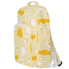 Abstract Daisy Double Compartment Backpack by Eskimos