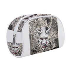 Samurai Oni Mask Make Up Case (small) by Saga96