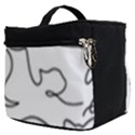 Cats line art  Make Up Travel Bag (Small) View2