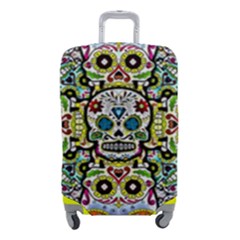 Sugar Skulls Pattern Luggage Cover (small) by ExtraAwesomeSauce