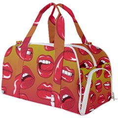 Hot Lips Burner Gym Duffel Bag by ExtraAwesomeSauce