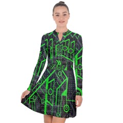 Tech Long Sleeve Panel Dress by ExtraAwesomeSauce