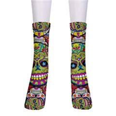 Sugar Skulls Men s Crew Socks by ExtraAwesomeSauce