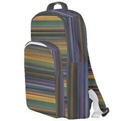 Multicolored Linear Abstract Print Double Compartment Backpack by dflcprintsclothing