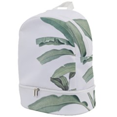 Banana Leaf Zip Bottom Backpack by goljakoff