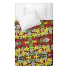 Leaves Pattern Duvet Cover Double Side (single Size) by ExtraGoodSauce