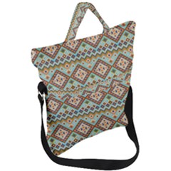 Native American Pattern Fold Over Handle Tote Bag by ExtraAwesomeSauce