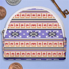 Native American Pattern Horseshoe Style Canvas Pouch by ExtraAwesomeSauce