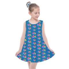 Rainbowcolor Kids  Summer Dress by Sparkle