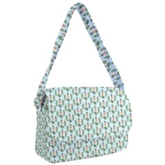 Summer Pattern Courier Bag by ExtraGoodSauce