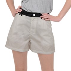 Abalone Grey Ripstop Shorts by FashionBoulevard