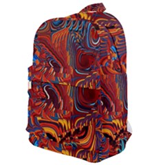 Phoenix Rising Colorful Abstract Art Classic Backpack by CrypticFragmentsDesign