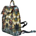 Multicolor Floral Art Copper Patina  Buckle Everyday Backpack View1