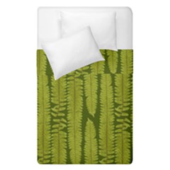 Fern Texture Nature Leaves Duvet Cover Double Side (single Size) by Dutashop