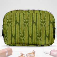 Fern Texture Nature Leaves Make Up Pouch (small) by Dutashop