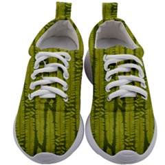 Fern Texture Nature Leaves Kids Athletic Shoes by Dutashop