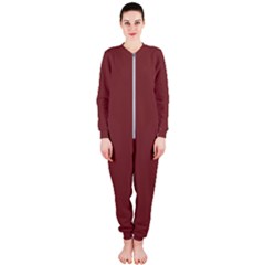 Brandy Brown Onepiece Jumpsuit (ladies)  by FabChoice