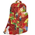 Floral Abstract Double Compartment Backpack View2