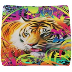 Tiger In The Jungle Seat Cushion by icarusismartdesigns