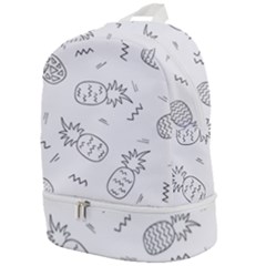 Pineapples Doodles Zip Bottom Backpack by goljakoff