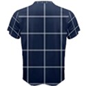 Blue buffalo plaid Men s Cotton Tee View2