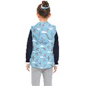 Birds in the sky Kids  Hooded Puffer Vest View2