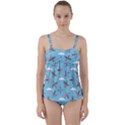 Birds in the sky Twist Front Tankini Set View1