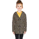 Modern Geometric Ornate Pattern Kids  Double Breasted Button Coat View1