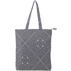 Pattern Formes Geometriques Double Zip Up Tote Bag by kcreatif