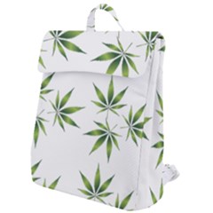 Cannabis Curative Cut Out Drug Flap Top Backpack by Dutashop