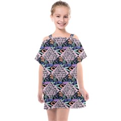 Diamond Spots Kids  One Piece Chiffon Dress by Sparkle