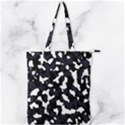 Camouflage bleu Double Zip Up Tote Bag View1