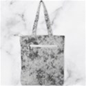 Degrade Blanc/Gris Double Zip Up Tote Bag View2