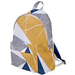 Pattern Abstrait Effet Bleu/jaune The Plain Backpack by kcreatif