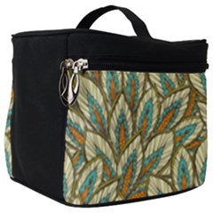 Green Leaves Make Up Travel Bag (big) by goljakoff