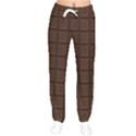 Chocolate Women velvet Drawstring Pants View1