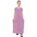 Undersea World  Plants And Starfish Kids  Short Sleeve Maxi Dress View1