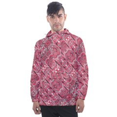 Fancy Ornament Pattern Design Men s Front Pocket Pullover Windbreaker by dflcprintsclothing