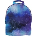 Blue paint Mini Full Print Backpack View1