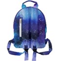 Blue paint Mini Full Print Backpack View2