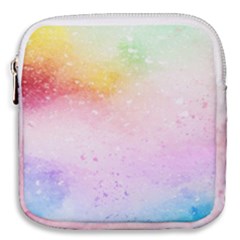 Rainbow Paint Mini Square Pouch by goljakoff