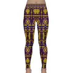 Fancy Ornate Pattern Mosaic Print Classic Yoga Leggings by dflcprintsclothing