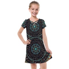 Mandala - 0008b - The Coffee Eye Kids  Cross Web Dress by WetdryvacsLair