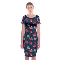 D52f0637-744d-4ef4-ba98-88c2841689d2 Classic Short Sleeve Midi Dress by SychEva