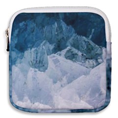 Blue Sea Waves Mini Square Pouch by goljakoff