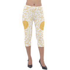 Sunlight Lightweight Velour Capri Leggings  by goljakoff