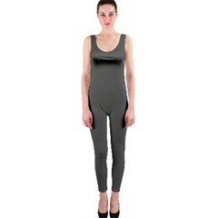 Beluga Grey One Piece Catsuit by FabChoice