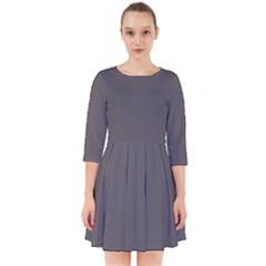 Carbon Grey Smock Dress by FabChoice