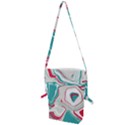 Vector Vivid Marble Pattern 4 Folding Shoulder Bag View1